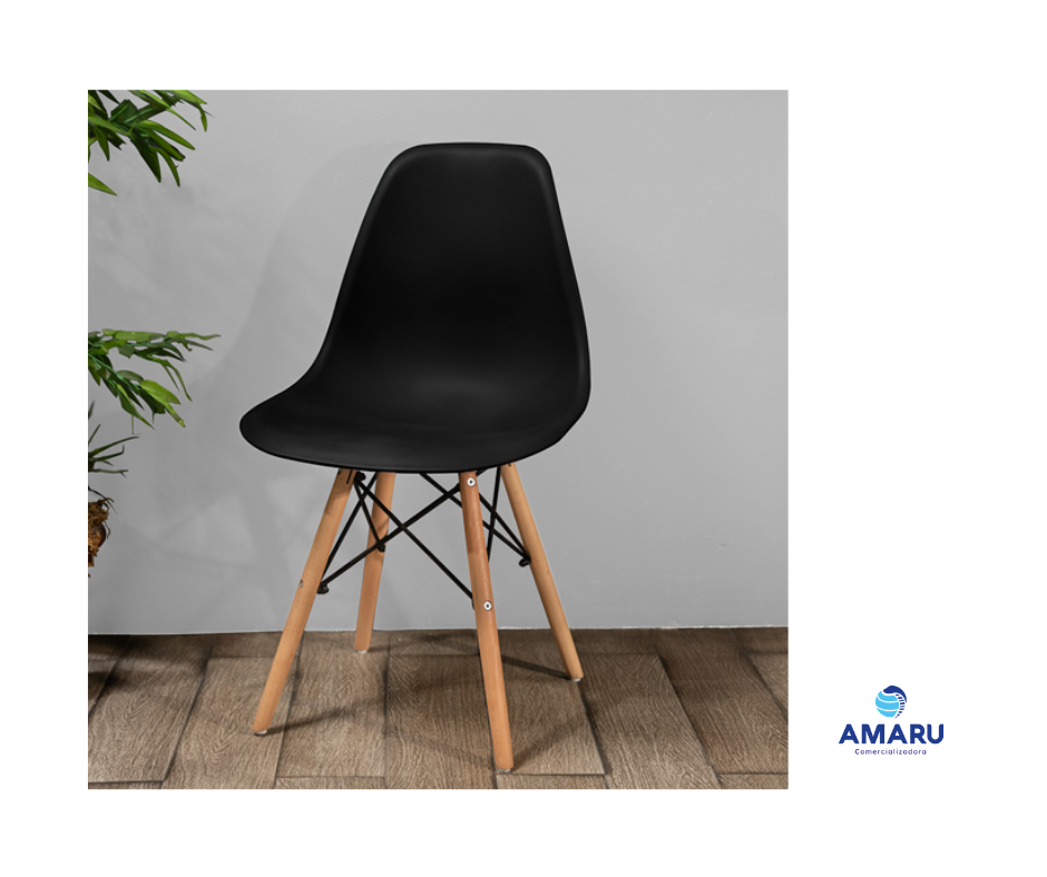 Silla Eames Minimalista, Moderna, Ergonómica Y Resistente