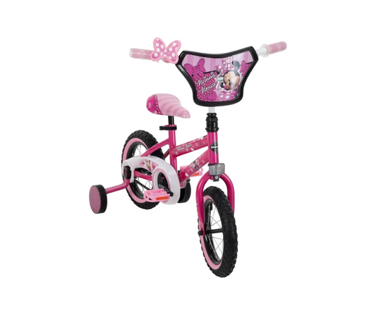 Bicicleta Niña, Huffy R12, Minnie Mouse, Nuevo, Estética 95% - Amaru Comercializadora