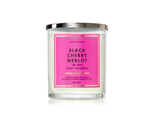 Veladora Bath and Body Works, Black Cherry Merlot (227 g) - Amaru Comercializadora