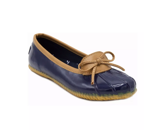 Flats Para Dama, London Fog, Webster, Casual, Azul Oscuro