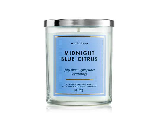 Veladora Bath and Body Works, Midnight Blue Citrus (227 g) - Amaru Comercializadora