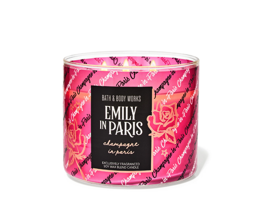 Veladora Bath and Body Works, Emily in Paris Edición Champagne in Paris (Versión Grande) - Amaru Comercializadora