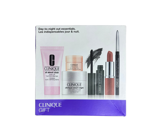 Clinique Gift Box, Set de Cuidado de la Piel y Maquillaje