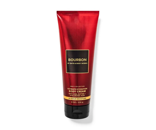 Crema Corporal para Hombre, Bath and Body Works, Línea Bourbon - Amaru Comercializadora