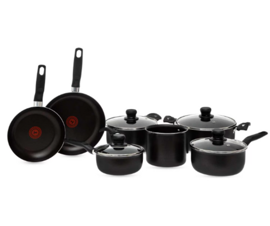 Batería de Cocina T-fal 11 Piezas Antiadherente - Amaru Comercializadora